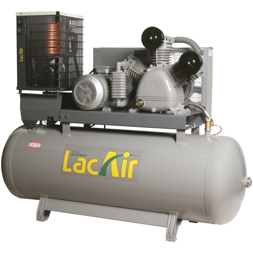 Compresseur fixe à courroie 500 l 12 bar 80 m³/h LACME fixair 80/500 Triphasé - 465850