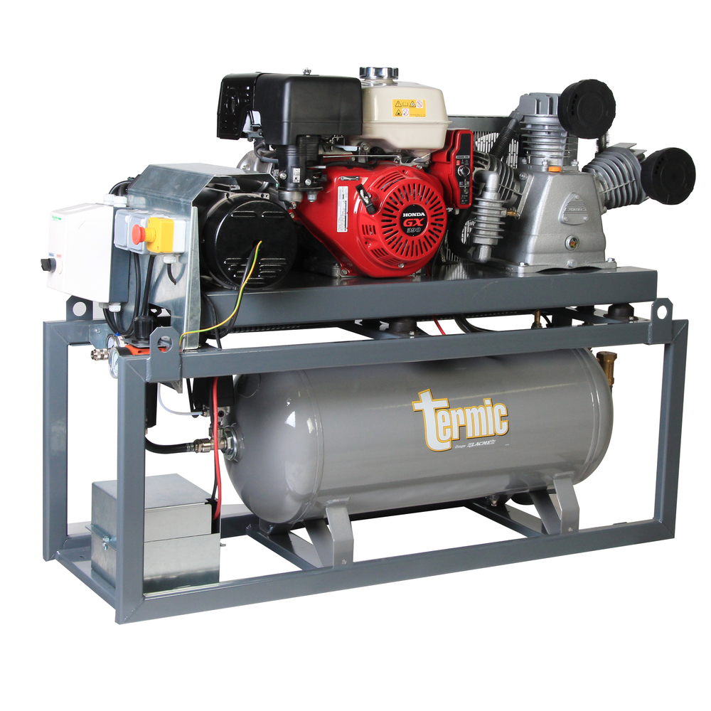 Compresseur thermique 40 m³/h 15 bar LACME termic siamois 40/90 - 467450