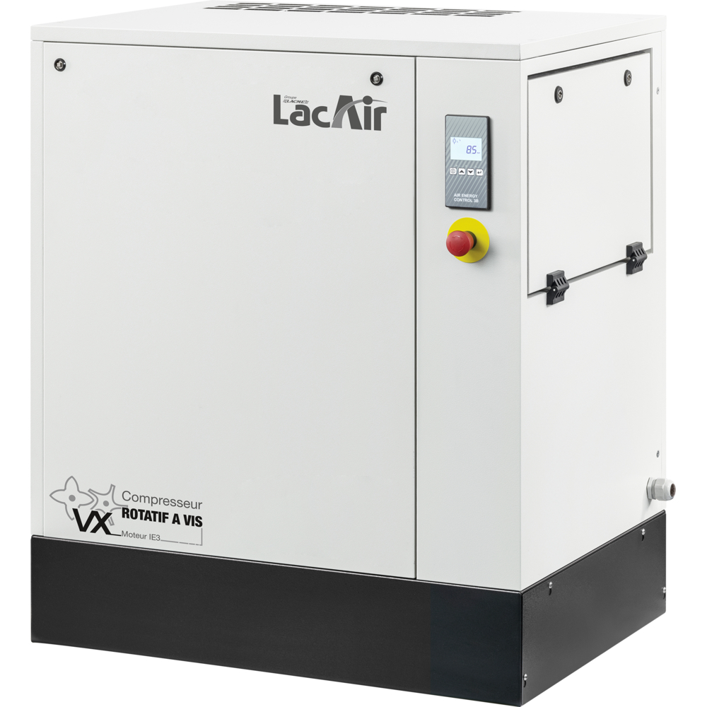 Compresseur à vis 20 cv 100,8 m³/h LACME vx 20 bloc vis encapsulé Triphasé - 469121