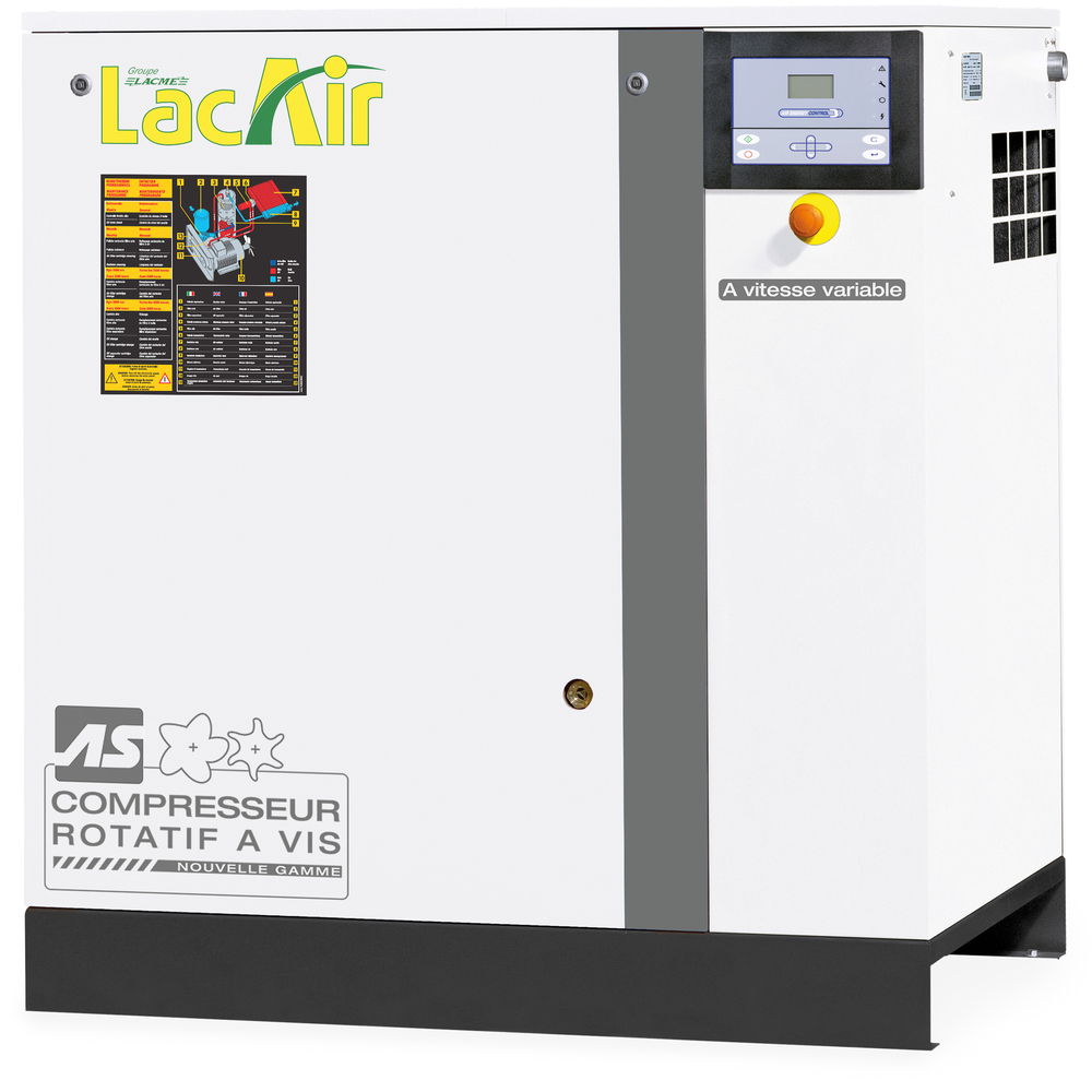 Compresseur vis variable 25 cv 9,5 bar 156,9 m³/h LACME asv 25 Triphasé - 469504