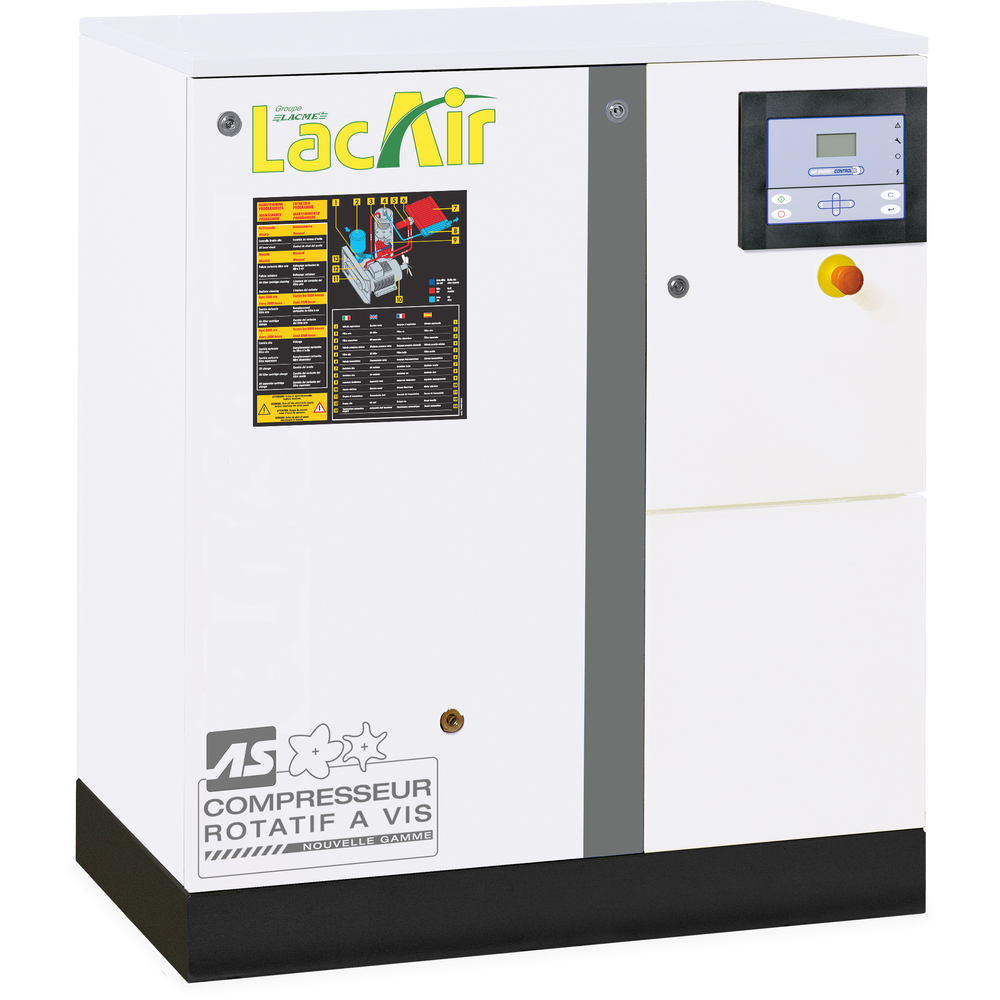 Compresseur a vis 194,4 m³/h 30 cv 10 bar LACME as 30 Triphasé - 469620