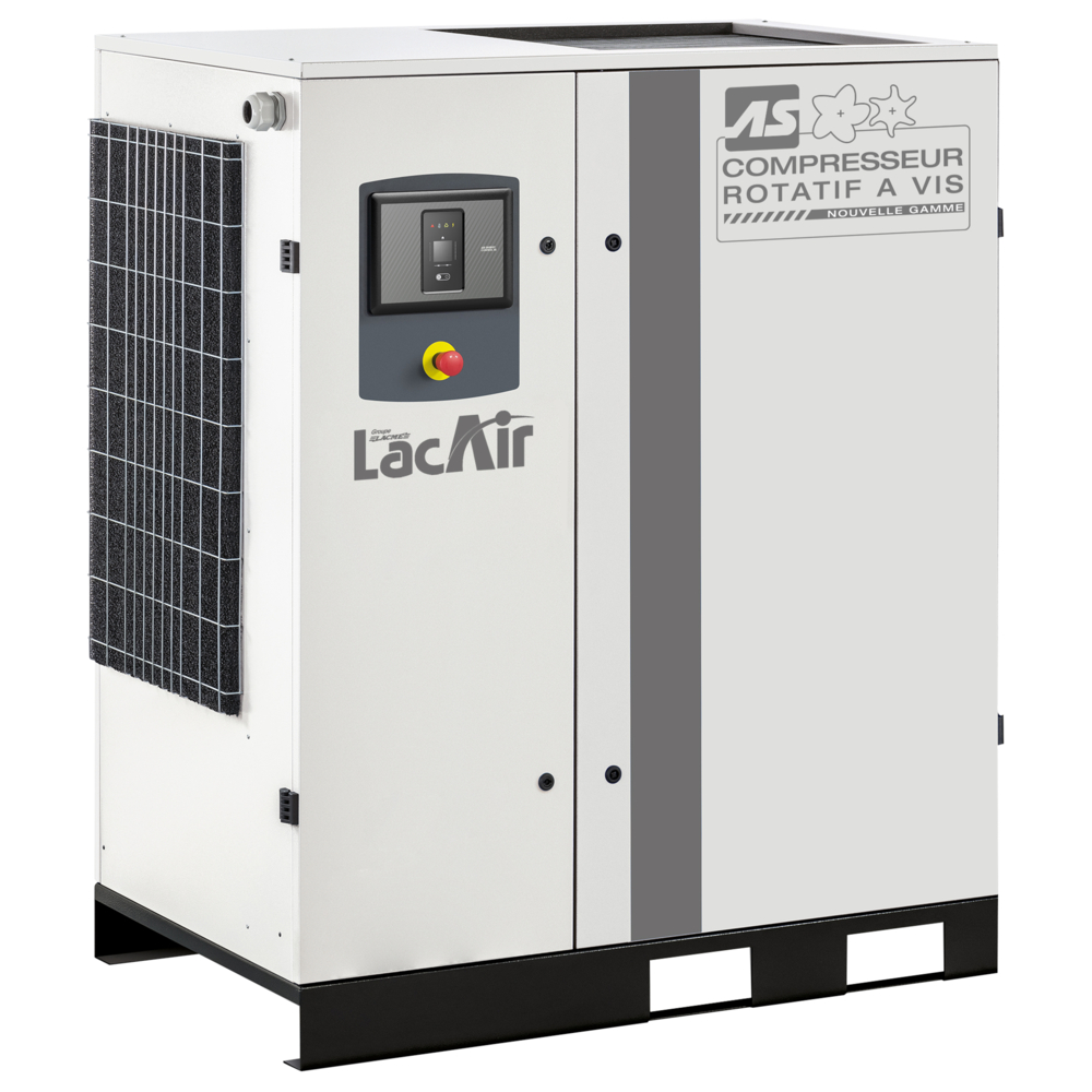 Compresseur à vis 50 cv tri 342 m³/h 9,5 bar LACME as51dr bloc vis lubrifié direct - 469800