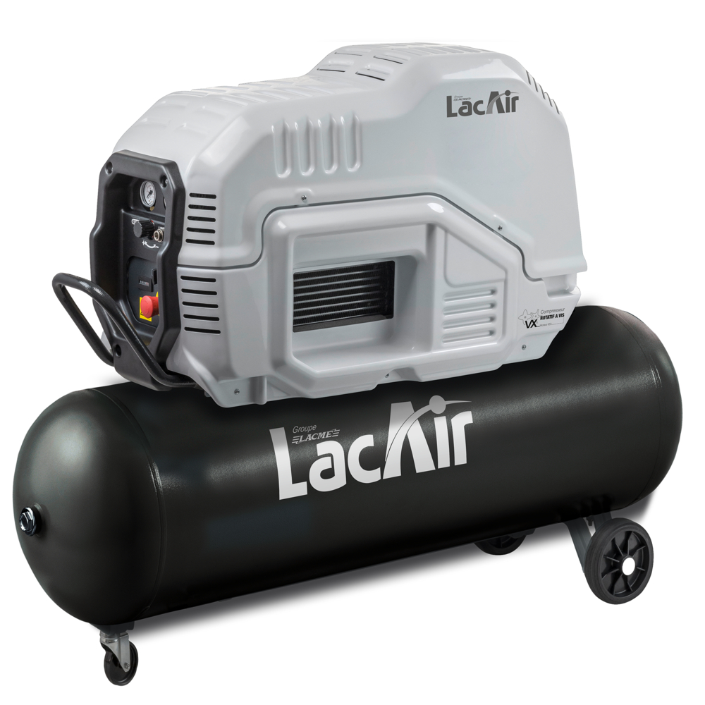 Compresseur à vis fixe vx3 m-dr - 16,8 m³/h - bloc vis encapsulé, lubrifié, entraînement direct LACME - 469910
