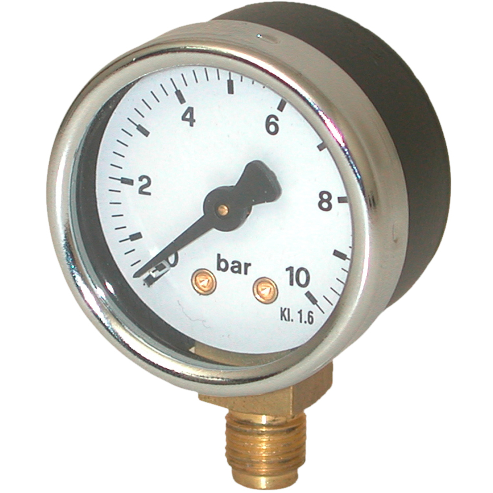 Manometre 0-10 bar diamètre 40 1/8 axi LACME - 473962