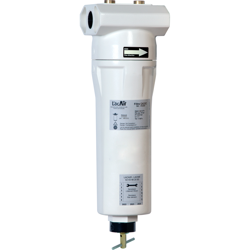 Filtre charbon actif ca22c - 220 m³/h - 1