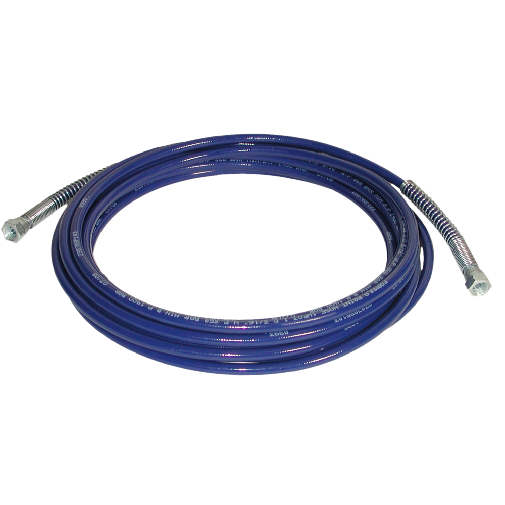 Tuyau produit airless haute pression pu renforcé ø intérieur 3/16" - 7,5m LACME - 482100