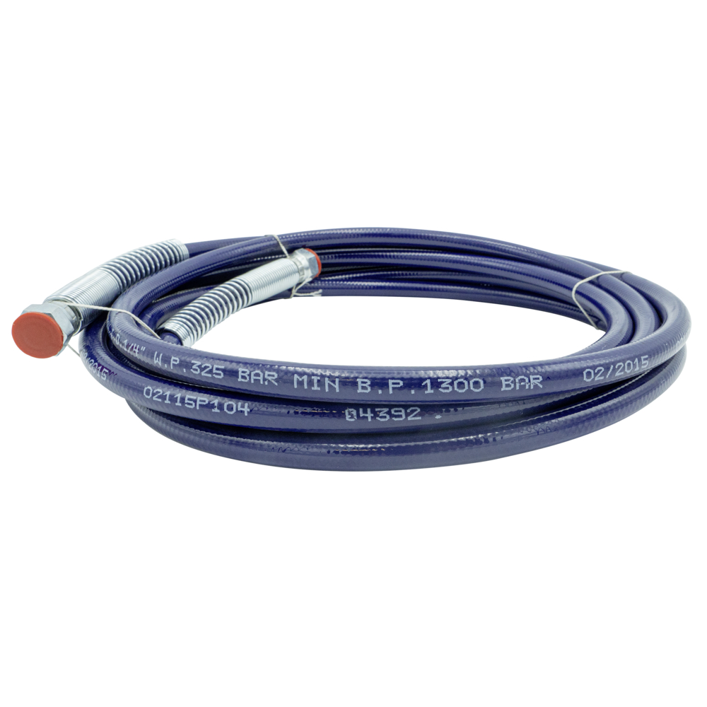 Tuyau produit airless haute pression pu renforcé ø intérieur 1/4" - 5m LACME - 482400