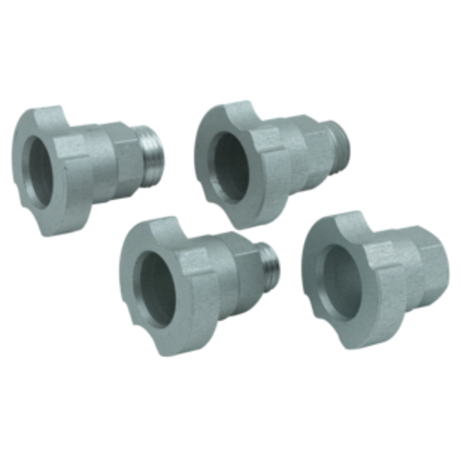 Set 4 adaptateurs godets jetables compatible avec 100% pistolets peinture Lacmé LACME - 499962