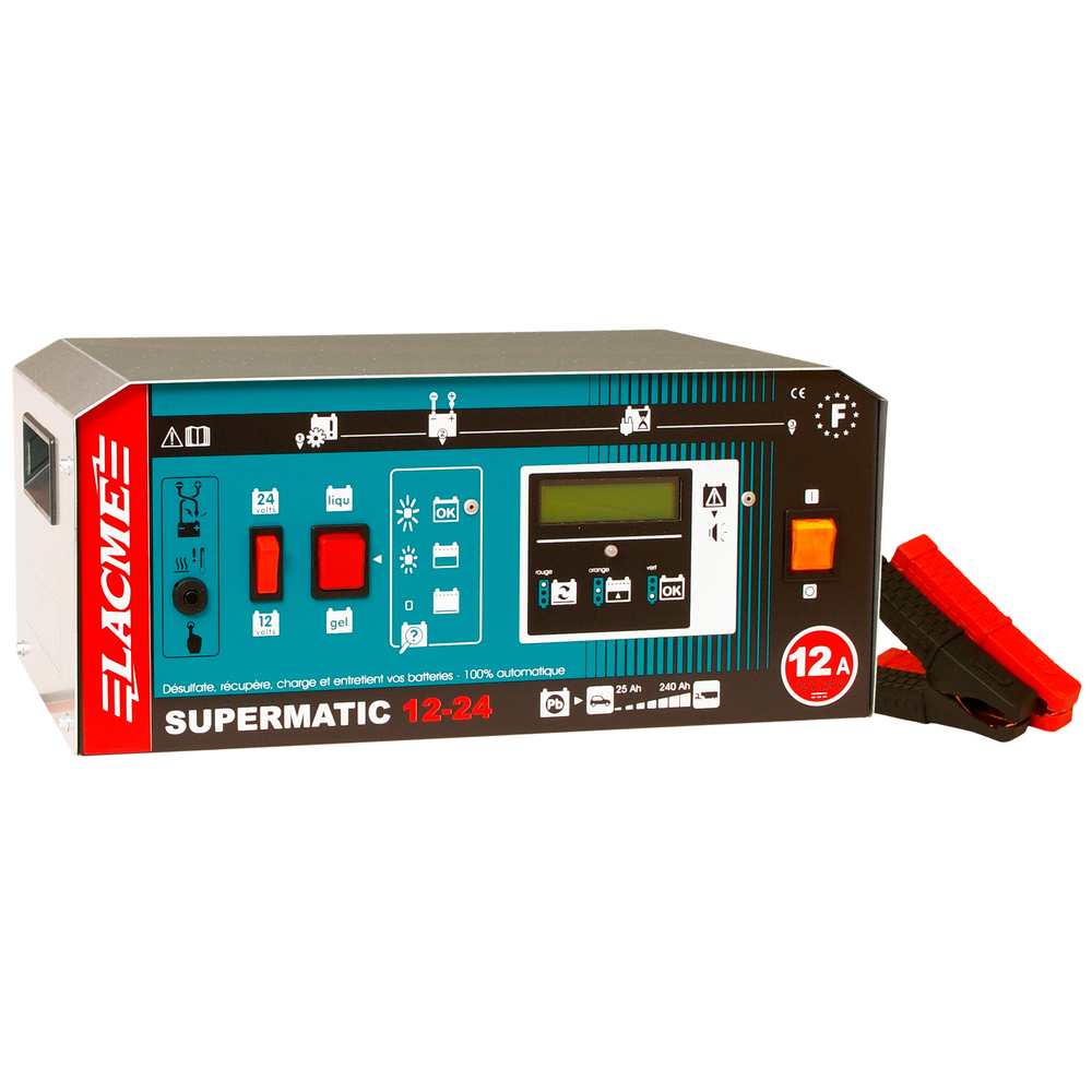 Supermatic 12-24 lcd chargeur LACME - 507000