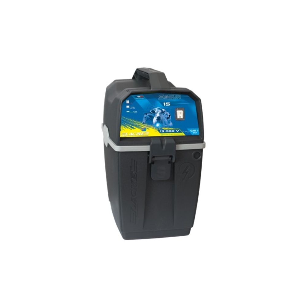 Electrificateur autonome Secur 15 13000 V 015 J délivrés - LACME - 614500