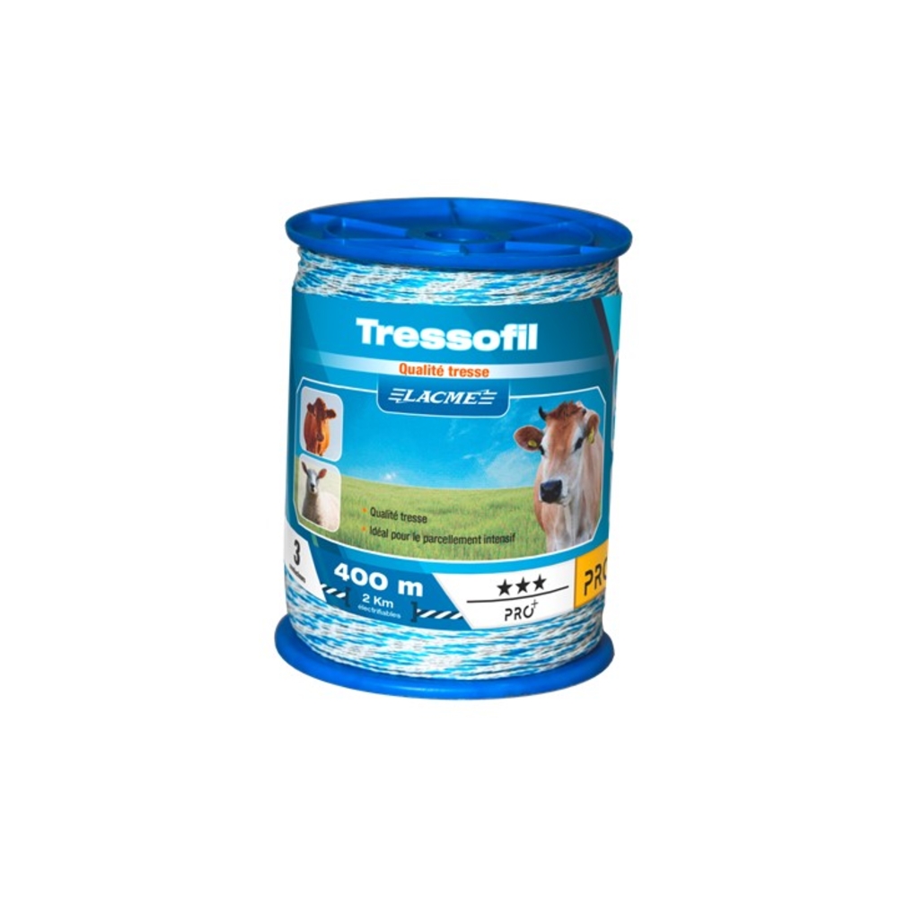 Tressofil 3 Conducteurs Bobine 400 m - LACME - 630400