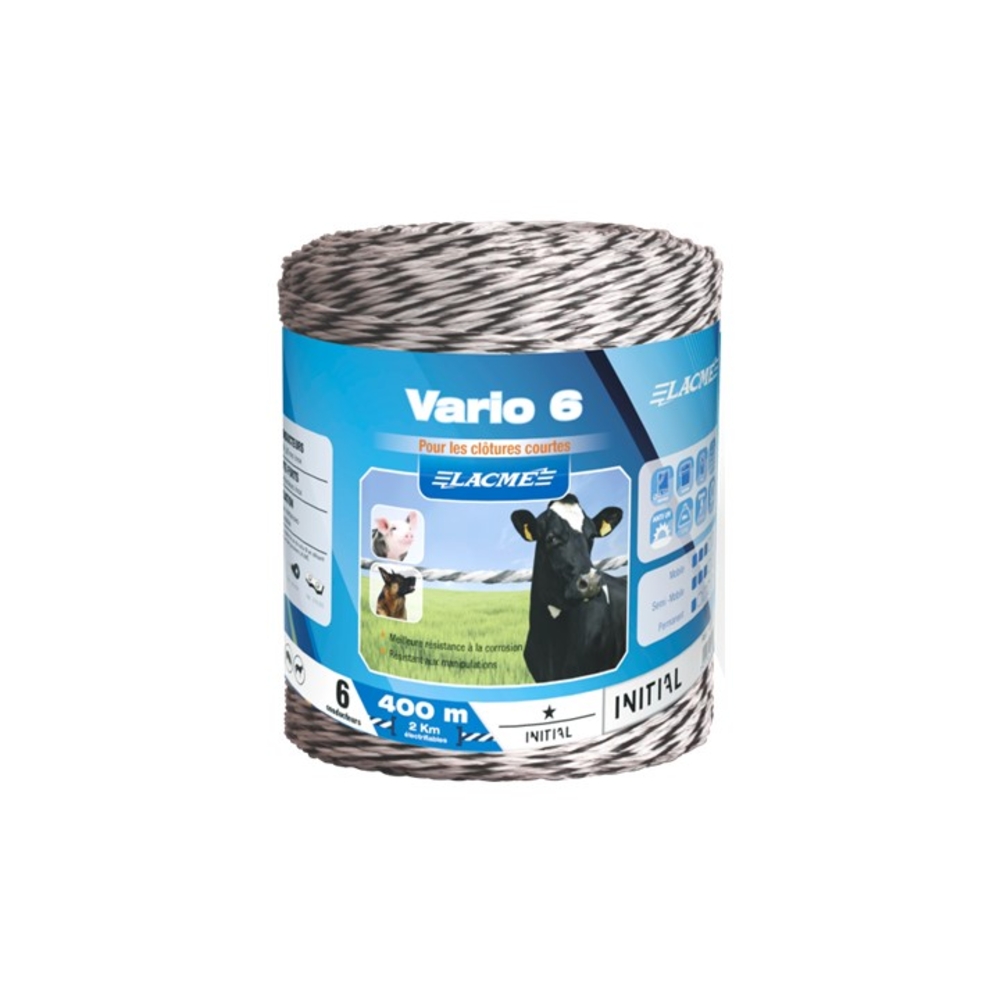 Fil vario 6 6 Conducteurs Bobine 400 m - LACME - 630900
