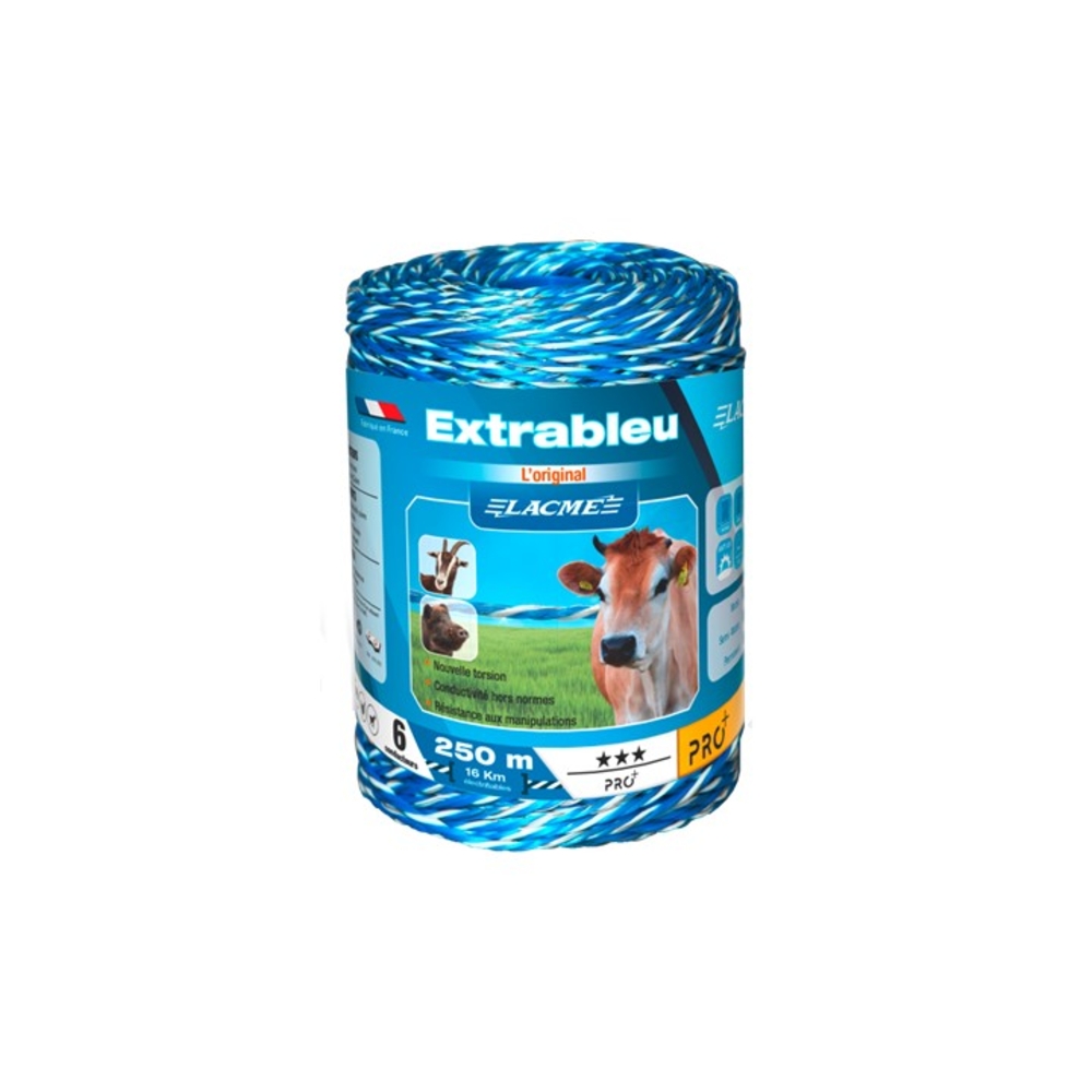 Fil extrableu 6 Conducteurs Bobine 250 m - LACME - 631200