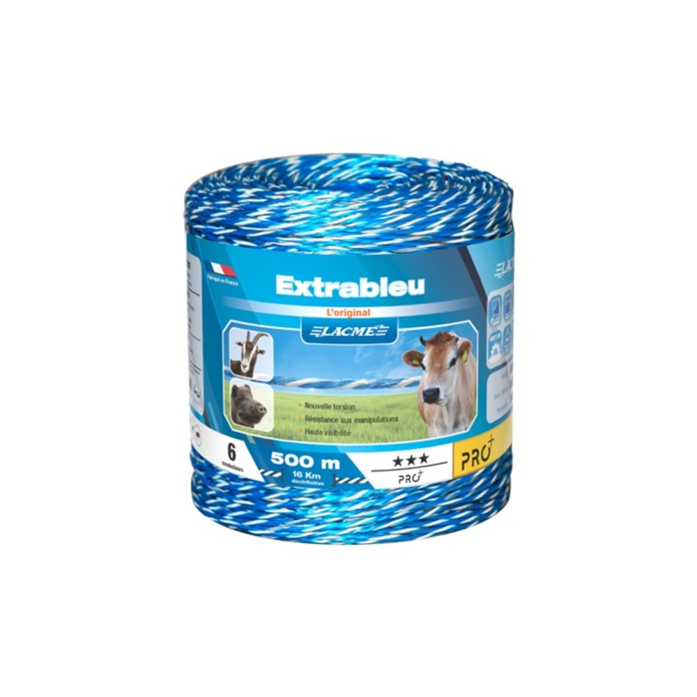 Fil extrableu 6 Conducteurs Bobine 500 m - LACME - 631400