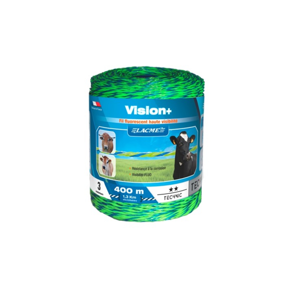 Fil vision+ 3 Conducteurs Bobine 400 m - LACME - 631650