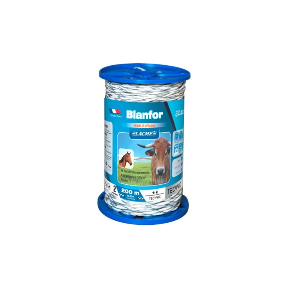 Fil blanfor 2 Conducteurs Bobine 200 m - LACME - 632500