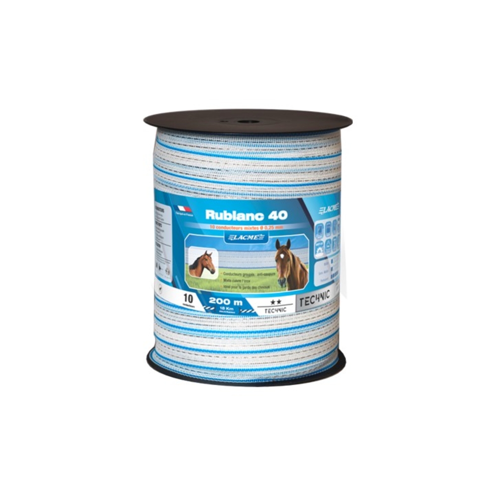 Rublanc  40 10 Conducteurs Bobine 200 m - LACME - 635900