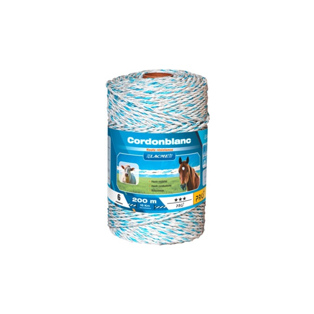 Cordonblanc 6 Conducteurs Bobine 200 m - LACME - 638100