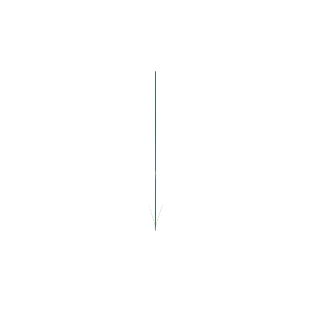 Piquet fibre ø10 mm / L160 cm vert pointe W - avec ancres - LACME - 641100