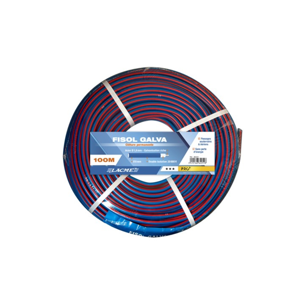 Fisol galva Conducteur Fils haute tension Galva - LACME - 664251