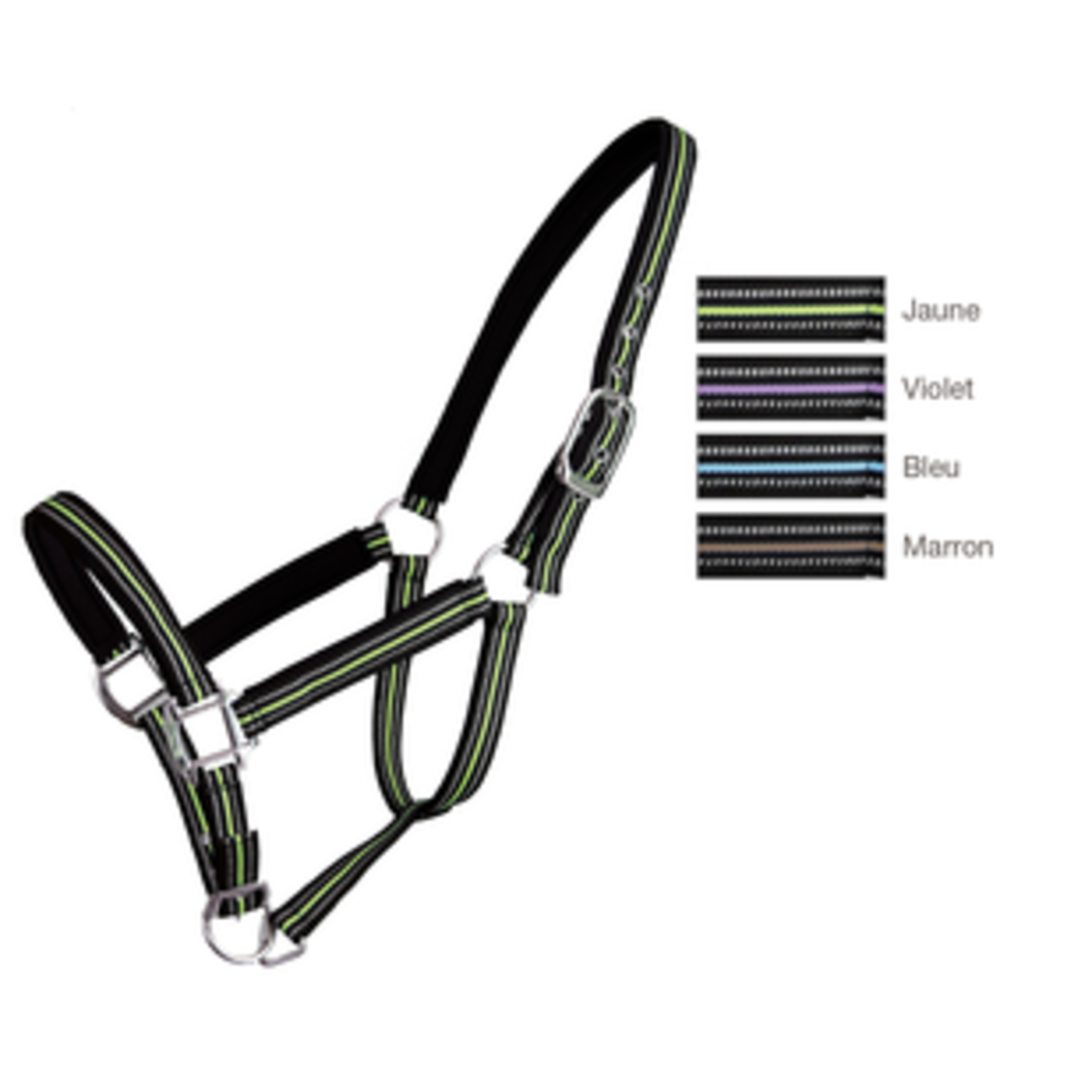 Licol Reflect Poney Jaune LACME - 805100