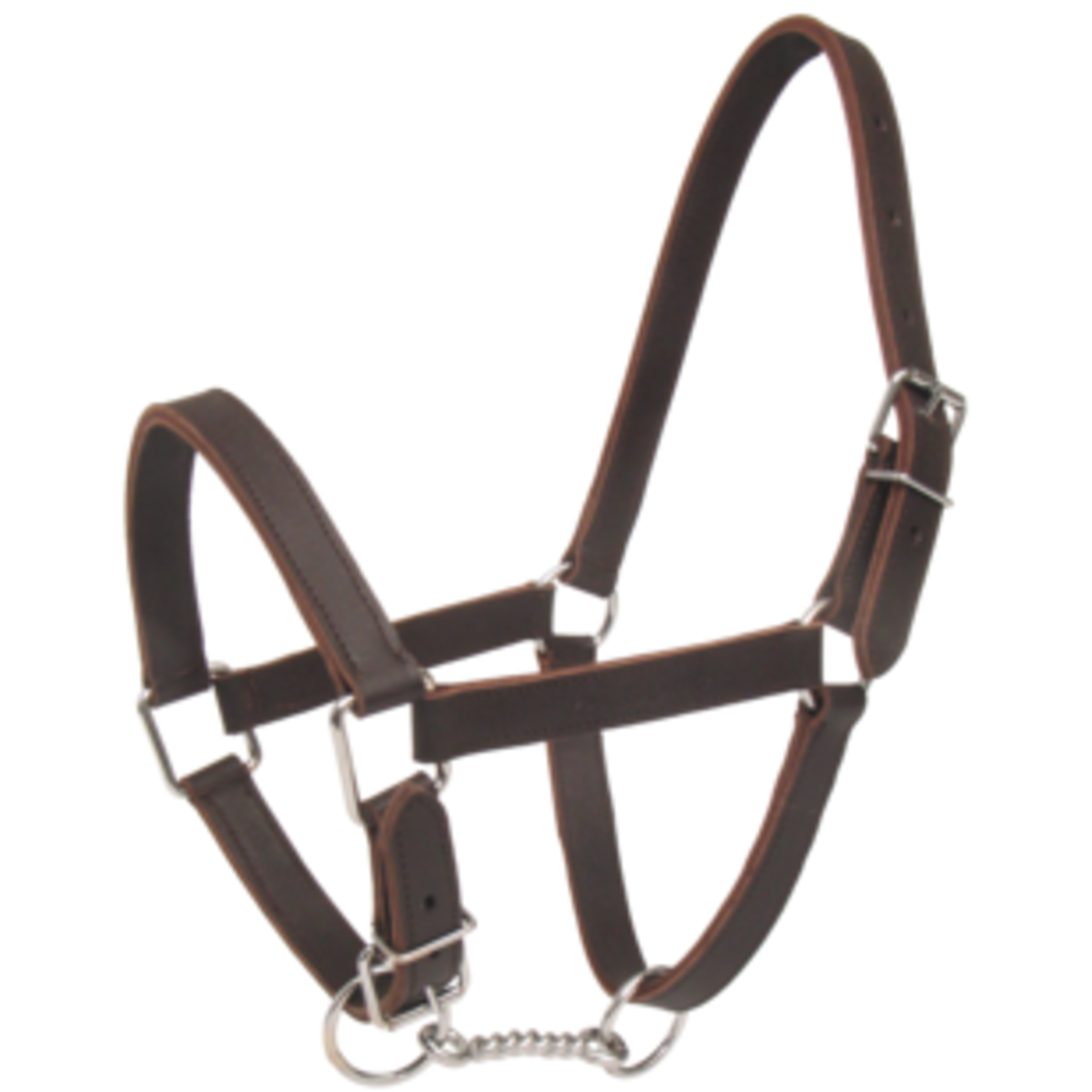Licol Cuir Chrome Cheval Marron LACME - 809651