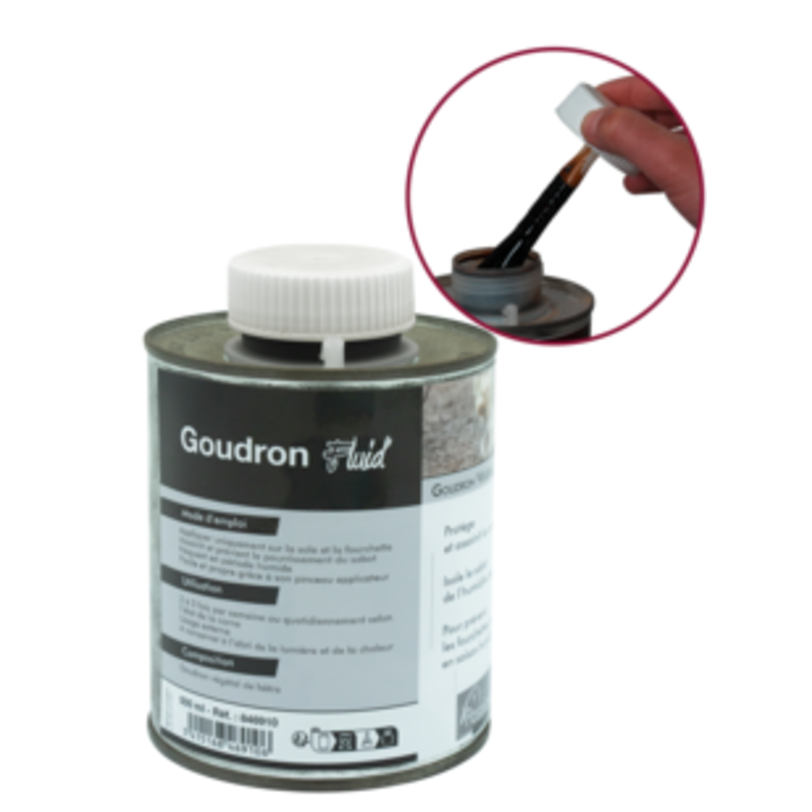 Soin des pieds Goudron Fluid' En Flacon Avec Pinceau Applicateur LACME - 846910