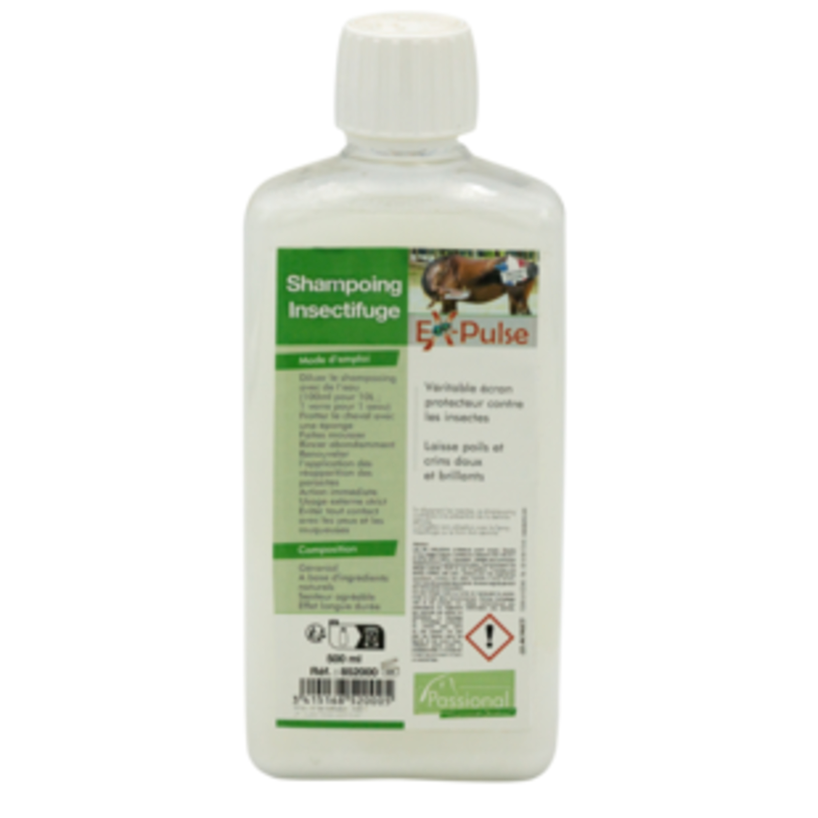 Shampooing  insectifuge Ex-Pulse En Bouteille 500 Ml LACME - 852000