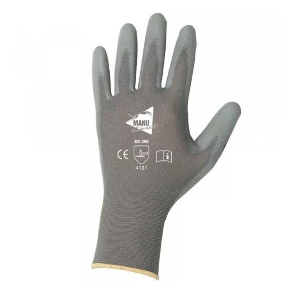 Gant de manutention Fine gris en polyuréthane MANUSWEET - MF103