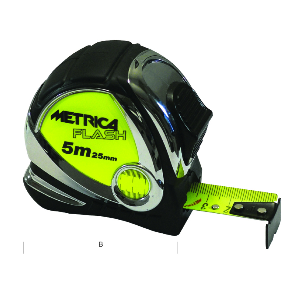 Mètre ruban METRICA FLASH 8m x 25mm - 08978