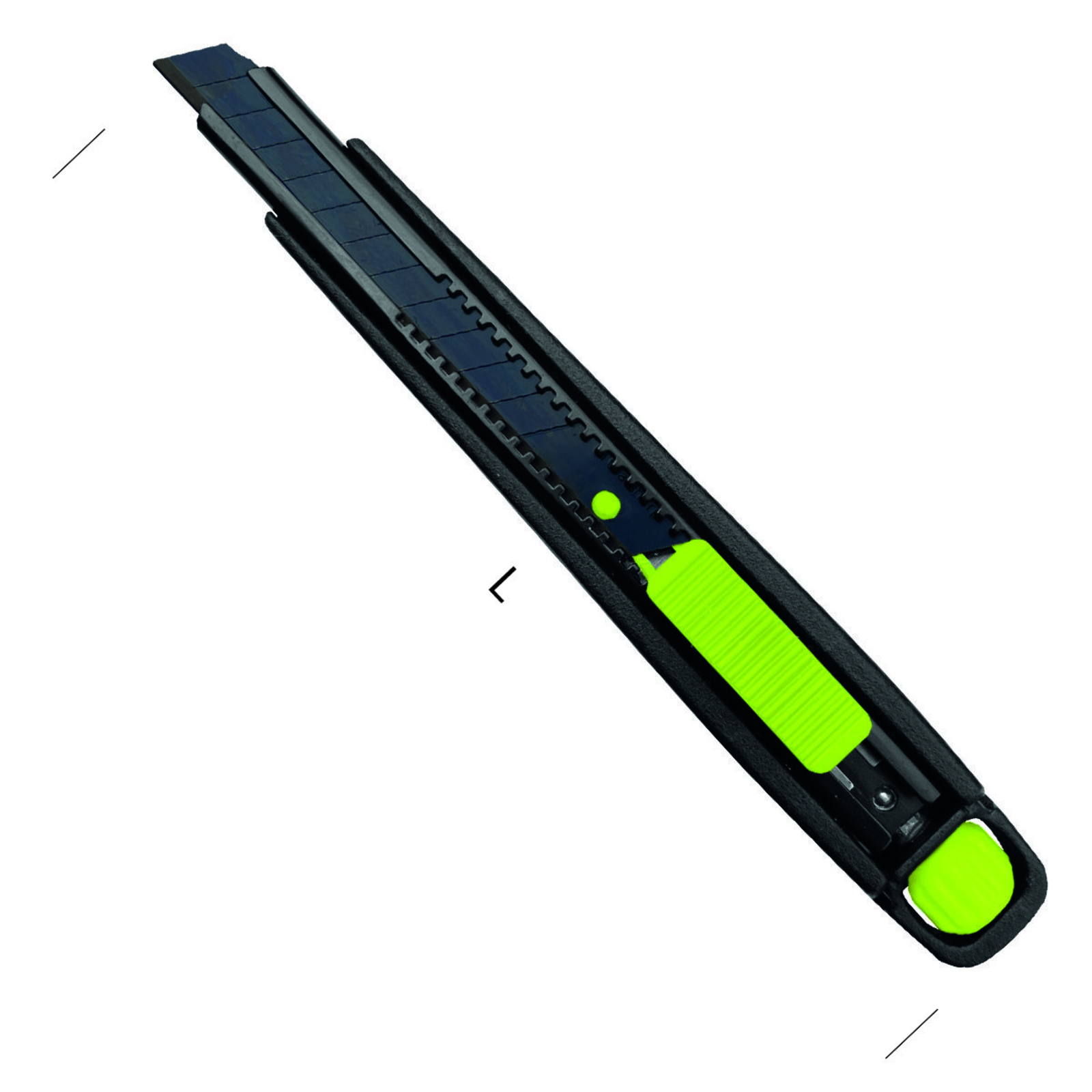 CUTTER 9mm BLACK BLADE AVEC VIS METRICA - 09069