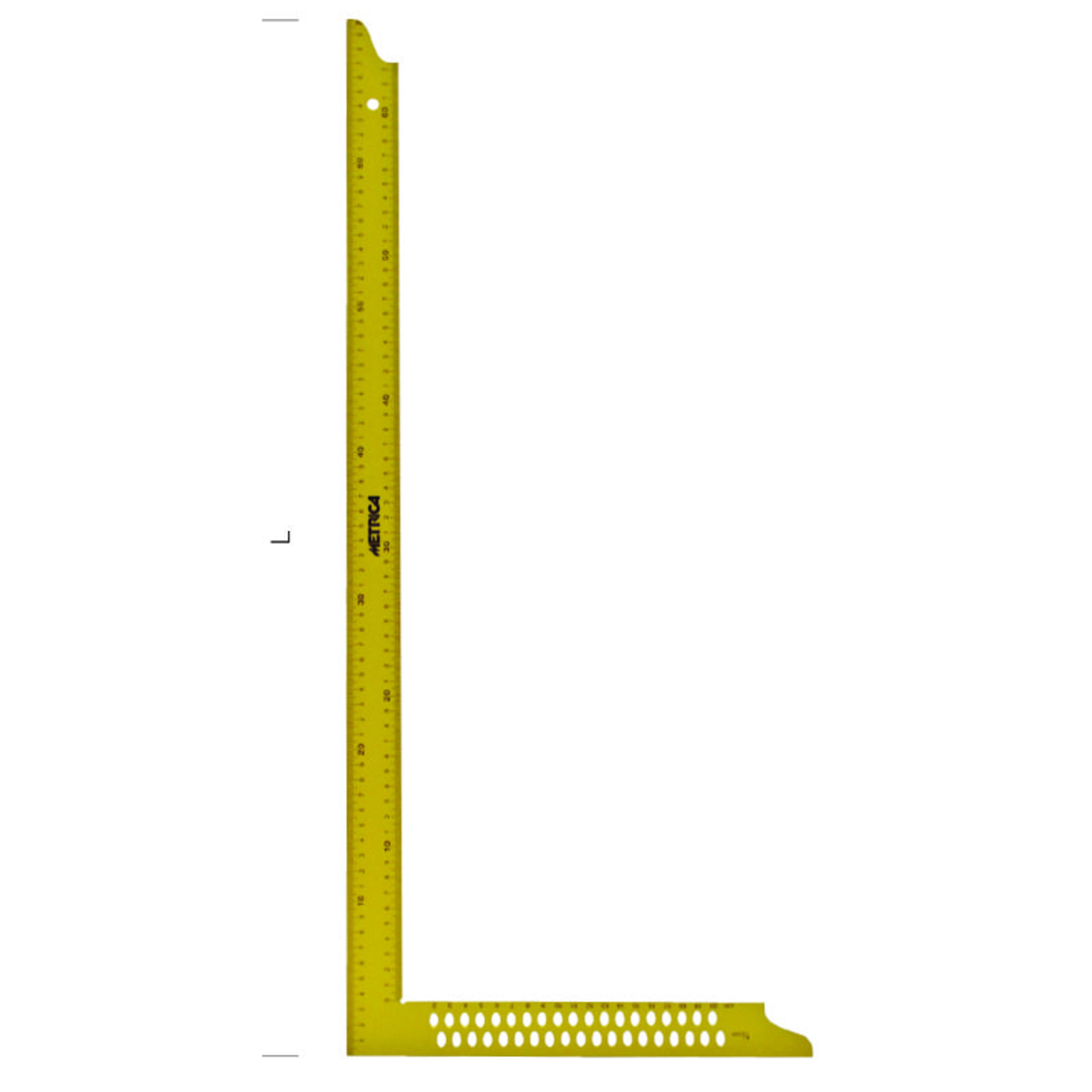Équerre De Charpentier Trouée METRICA - 29323