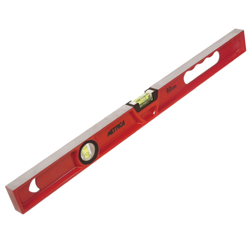 Niveau double semelle 2 fioles aimante 80 cm METRICA - 31098