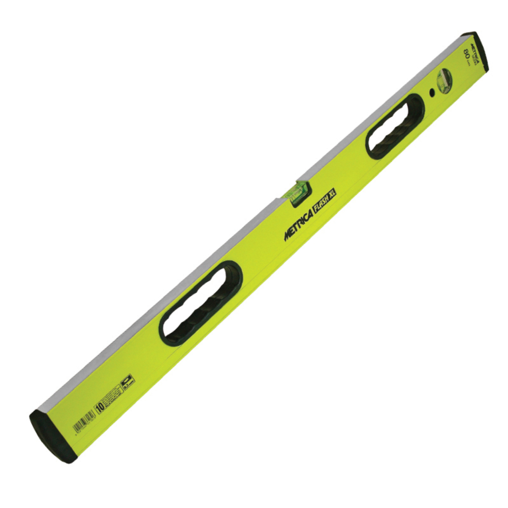 Niveau Flash XL level 80cm 2 fioles et poignees METRICA - 33182