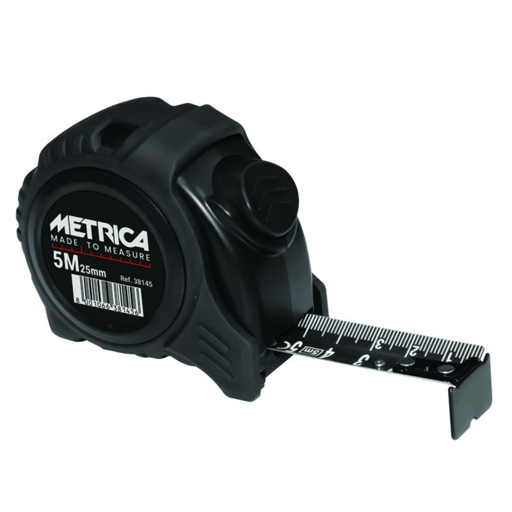 Mètre à ruban METRICA ALL BLACK 3M - 38143D