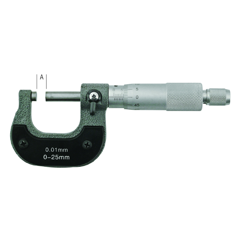 Micro mètre d'atelier 0-25MM METRICA - 44130