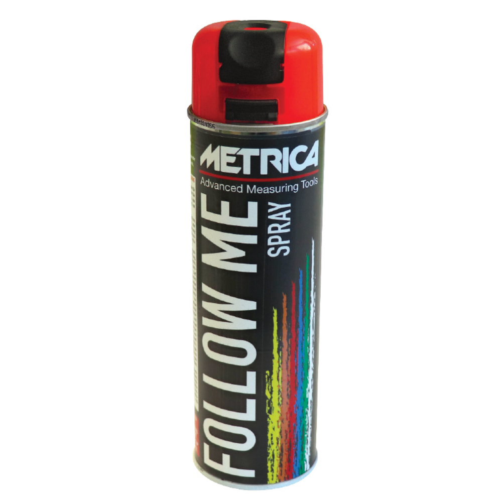 Marqueur spray follow me vert METRICA - 50182