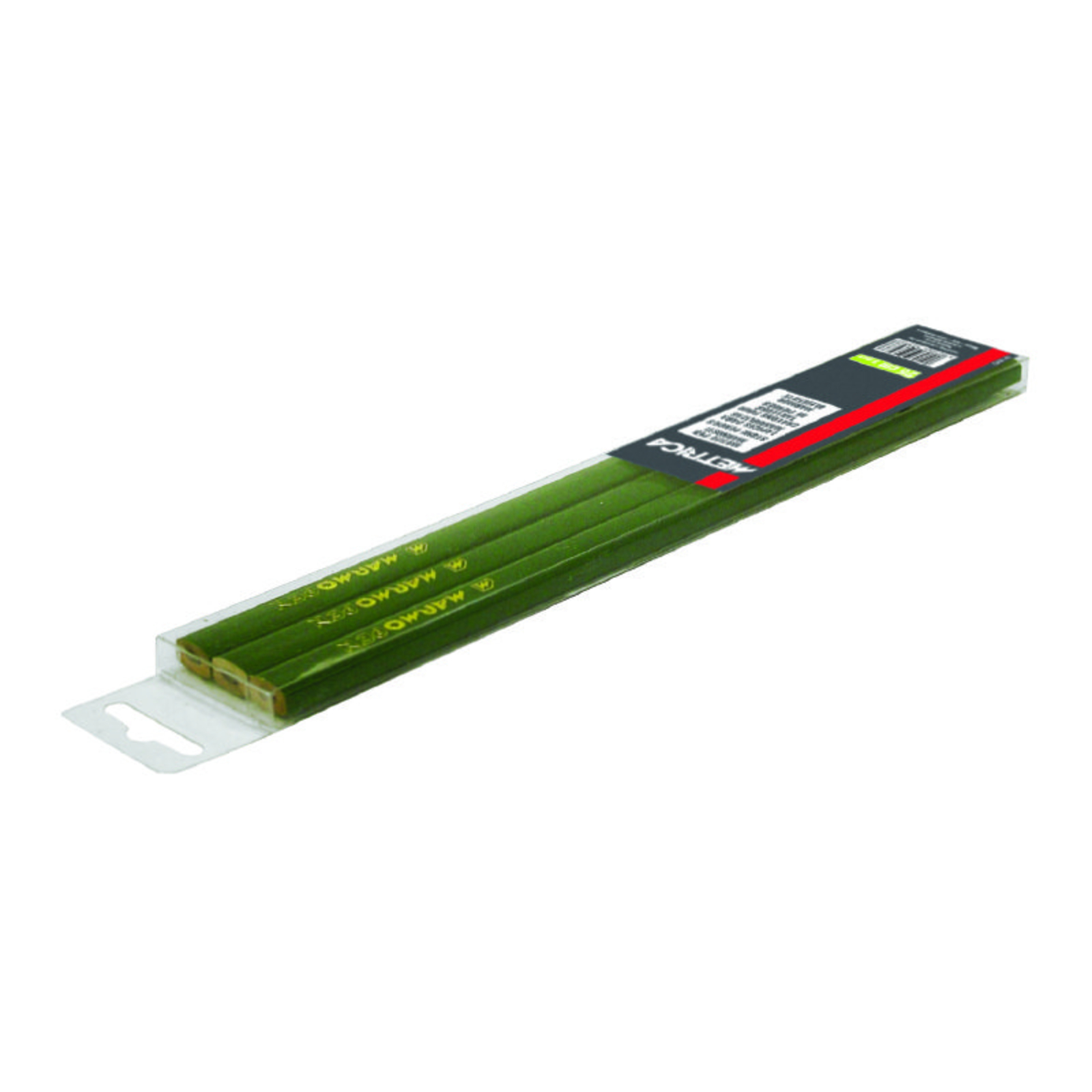 Blister De 3 Pièces Accrochable Crayons De Tailleurs 24 Cm METRICA - 50393