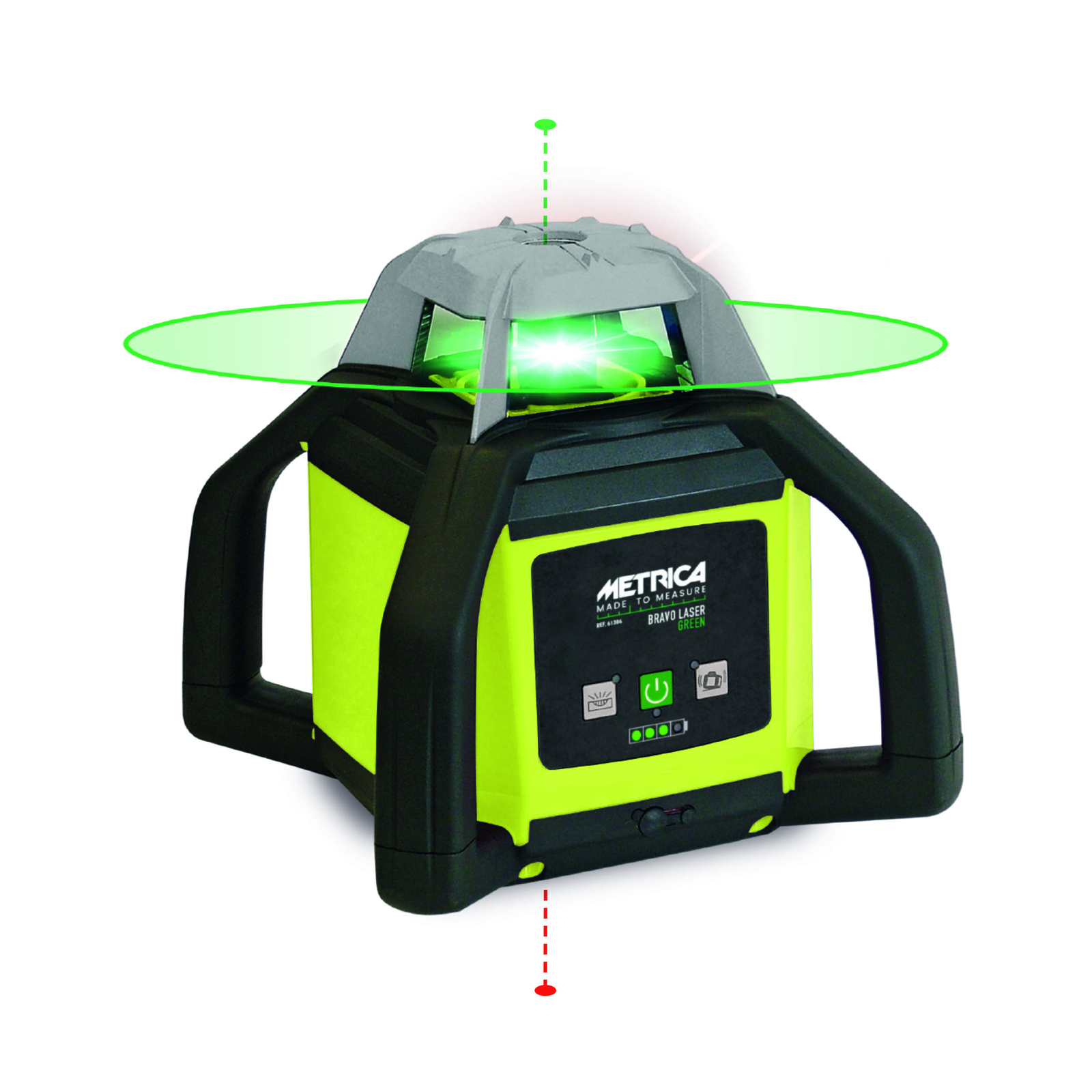 AUTOLIVELLO BRAVO LASER ROTATIVO H4 GREEN METRICA - 61386