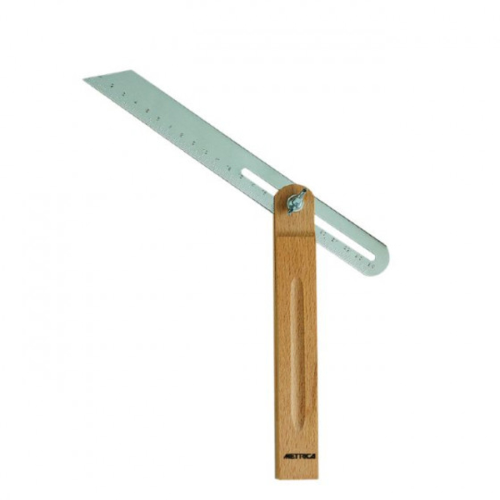 Fausse equerre base bois 250mm METRICA - 69650