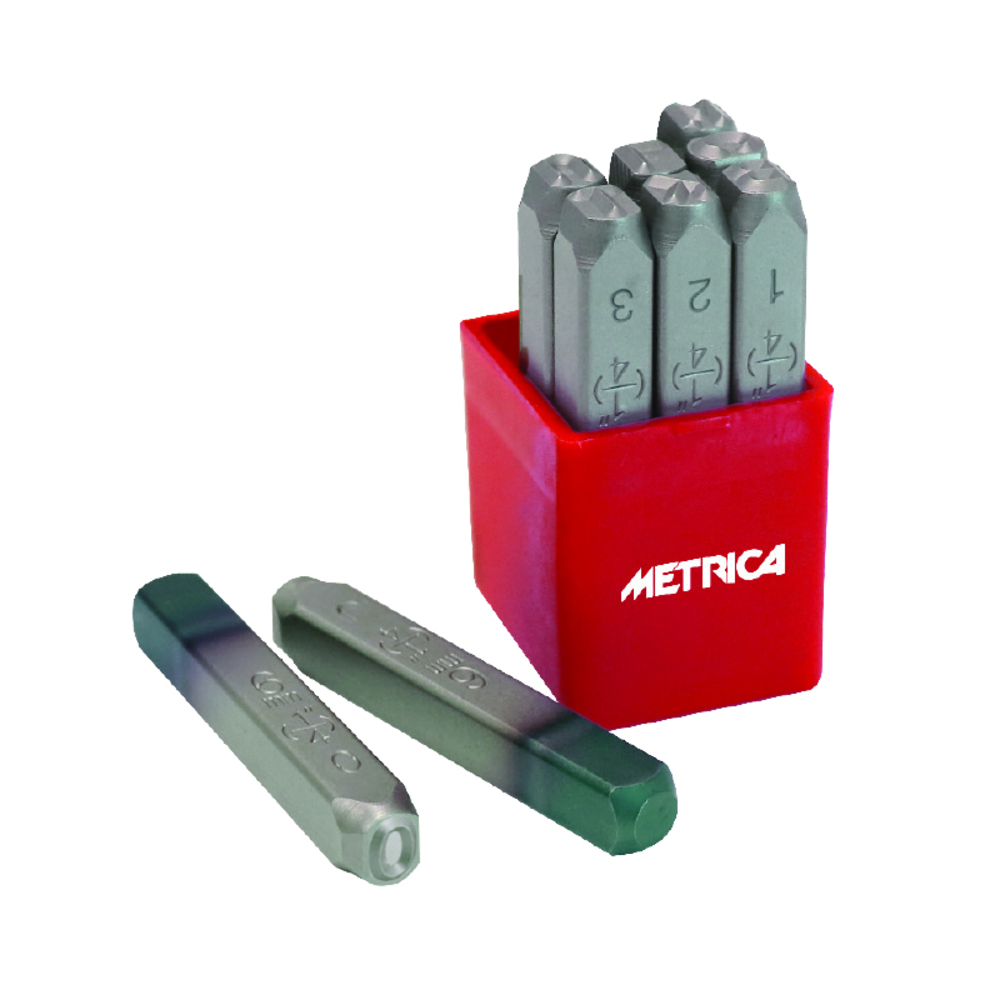 Poinçons professionnels série chiffres 27 - 3mm METRICA - 70143