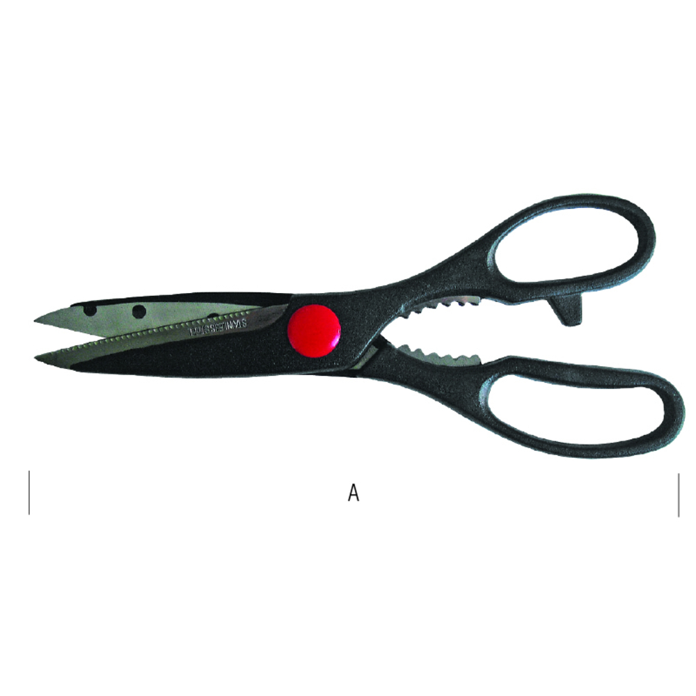 Ciseaux multi-usages noir METRICA - 72600