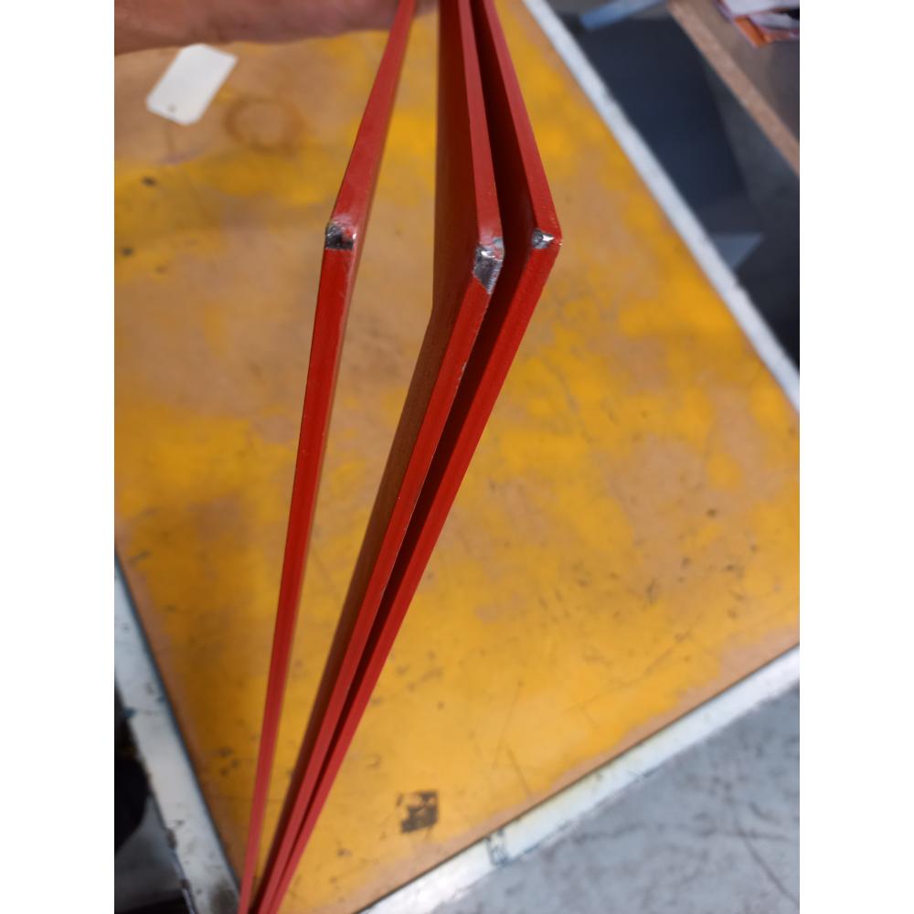 Equerre rigide rouge de charpentier 1000mm METRICA - OCCASION - 29359