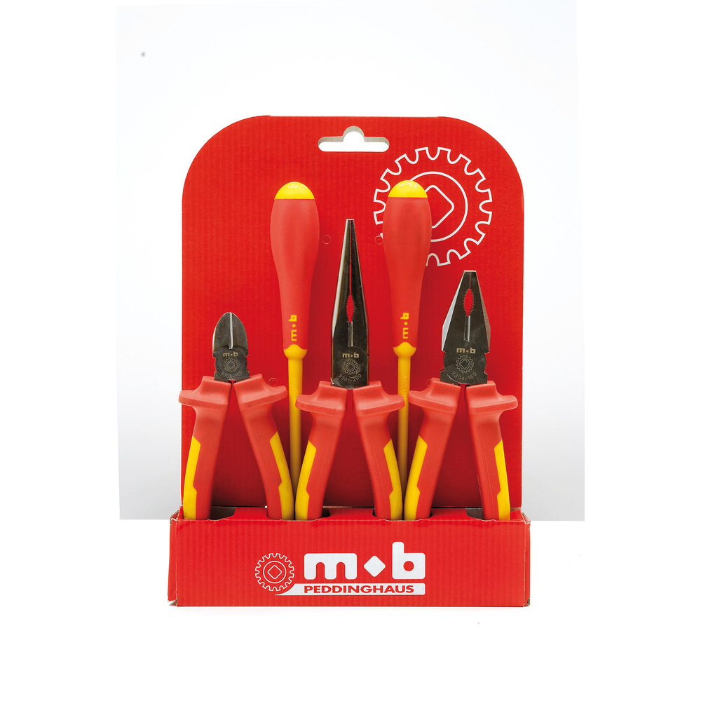 MULTI PACK ELECTRICIEN (3 PINCES + 2 TOURNEVIS ISOLES) MOB - 0000972101