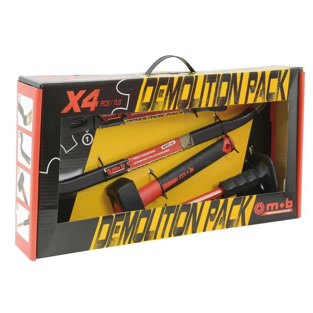 DEMOLITION PACK 4 PIECES - MOB OUTILLAGE - 0000977501