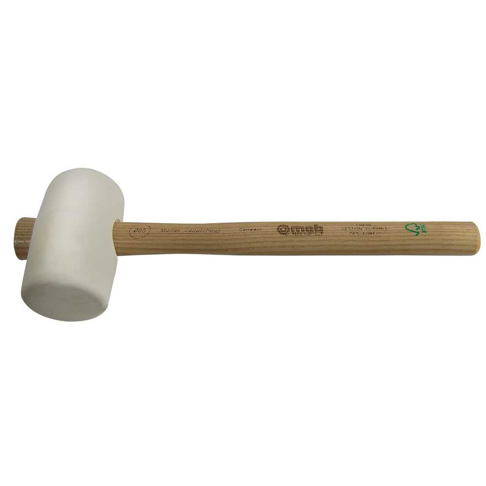 MAILLET CARRELEUR 65 TB BLANC MANCHE FRENE MOB - 0346652201