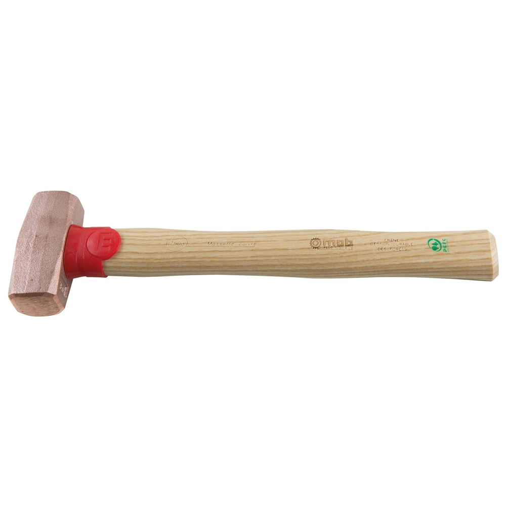 MASSETTE CUIVRE FORGEE MANCHE FRENE 400G MOB - 0365040201
