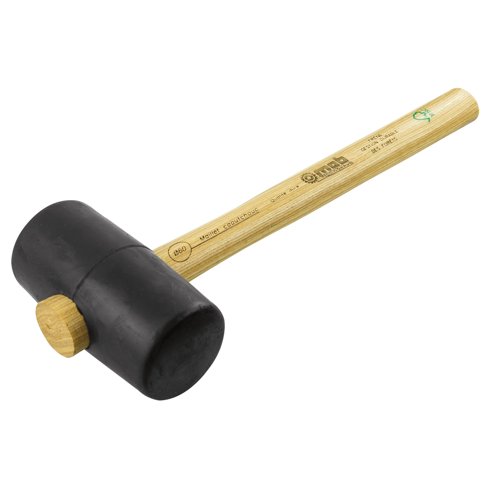 MAILLET CAOUTCHOUC 60 MANCHE FRENE MOB - 0367600201