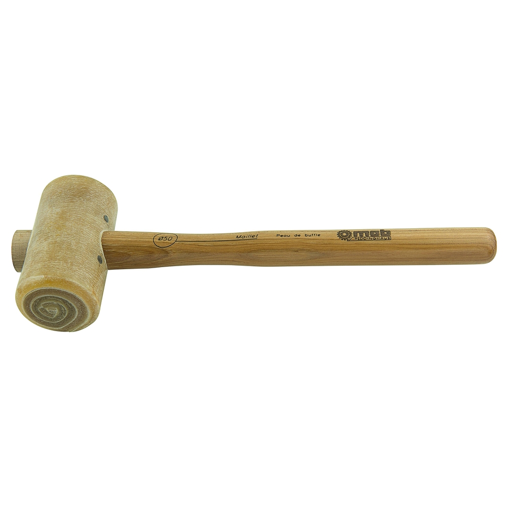 MAILLET CUIR D50 MANCHE FRENE MOB - 0380050201