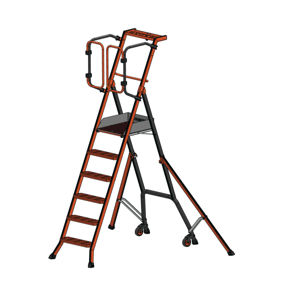 ESCABEAU SÉCURISÉ PIRL GARDIA 140 CM - MONDELIN - 202140